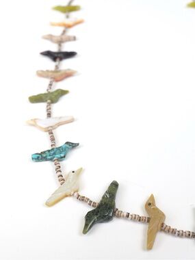 Vintage Zuni fetish necklace